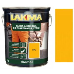 Lakma DROMAL Farba do znakowania jezdni - żółta 5kg