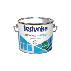Jedynka Drewno i Metal Połysk Zielony 2,5L