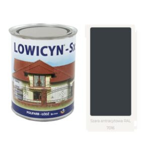 Polifarb Łódź LOWICYN-tixo Szara Antracytowa RAL7016 5l