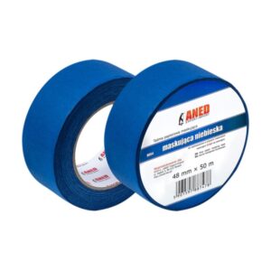 Aned Taśma papierowa maskująca NIEBIESKA 25 mm × 50 m