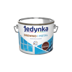 Jedynka Drewno i Metal Połysk Brązowy 2,5L