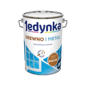 Jedynka Drewno i Metal Połysk Orzech Jasny 5L