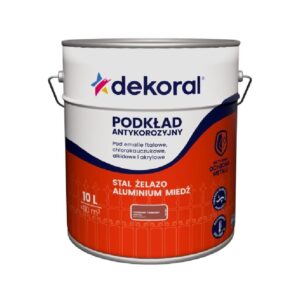 Dekoral Podkład Antykorozyjny Czerwony Tlenkowy 10l